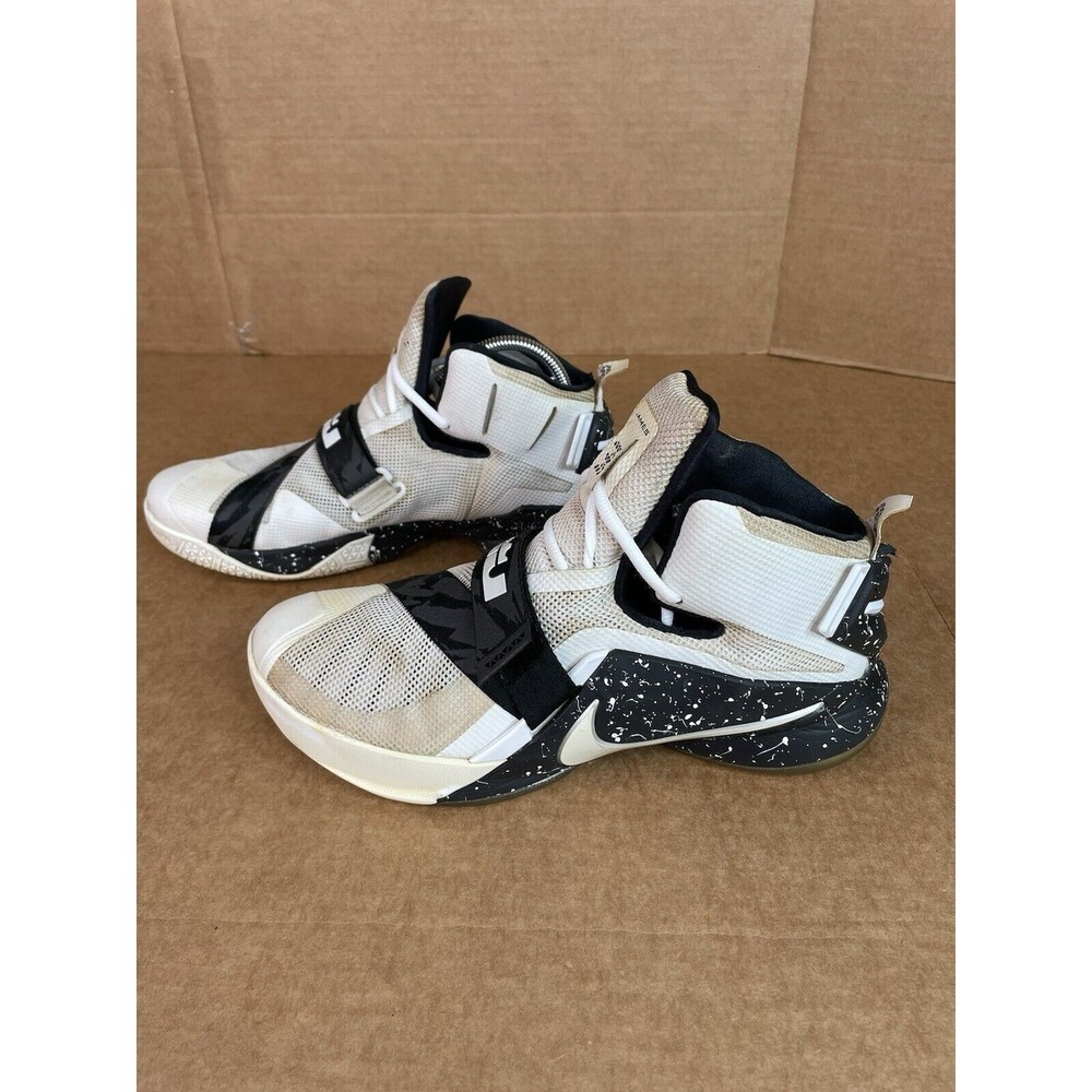 Nike Lebron James Soldier Nine Premium Mens 11.5 Basketball Shoes 749490-110 - Picture 5 of 10